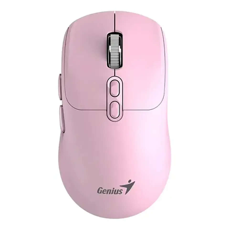 Mouse Genius Nx-8080s Bt Rosa 7 Botones Silencioso 1600 Dpi Ai Copilot 2.4GHz 3