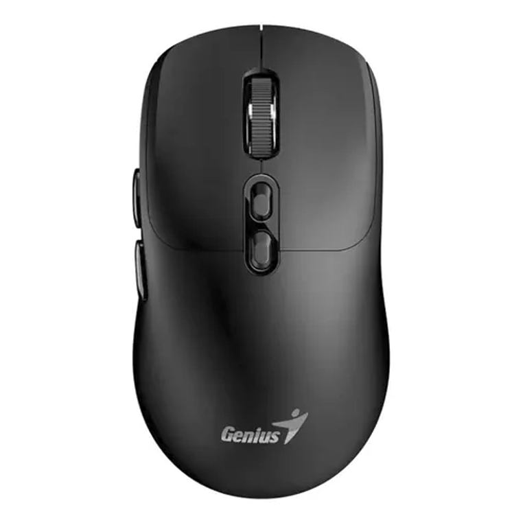 Mouse Genius Nx-8080s Bt BLACK 7 Botones Silencioso 1600 Dpi Ai Copilot 2.4GHz 2