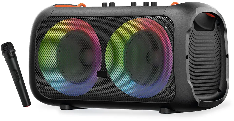 Parlante Portátil Bluetooth 30W Con Micrófono Inalámbrico Audiopro 1