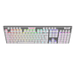 TECLADO GAMER K618W-RGB-SP WHITE SWITCH RED WIRELESS HORUS REDRAGON - Miniatura 5