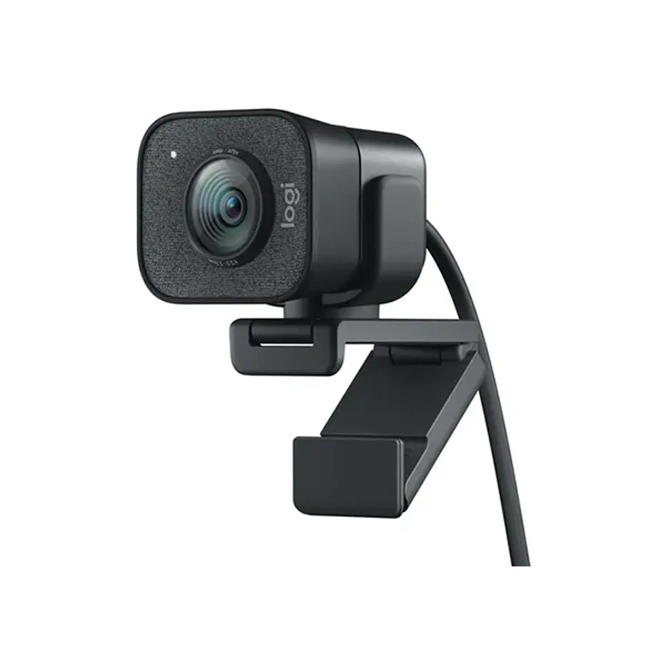 cámara web logitech streamcam plus color negro 2
