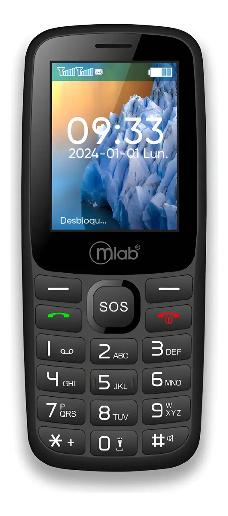 CELULAR ADULTO MAYOR SENIOR BAR 4G SOS 2,4