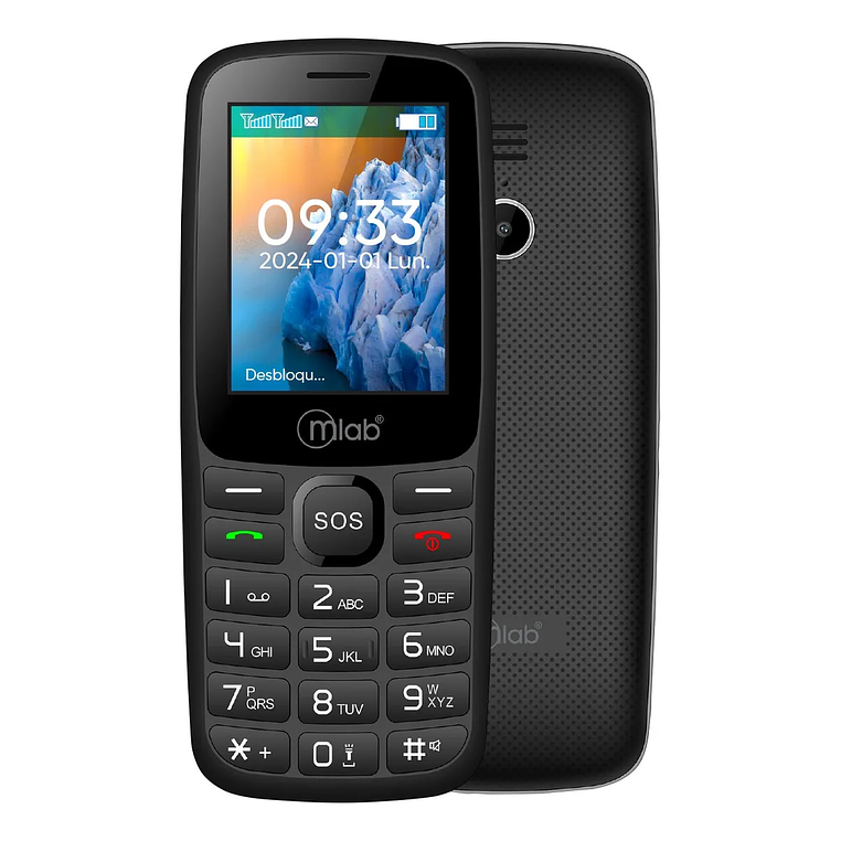 CELULAR ADULTO MAYOR SENIOR BAR 4G SOS 2,4