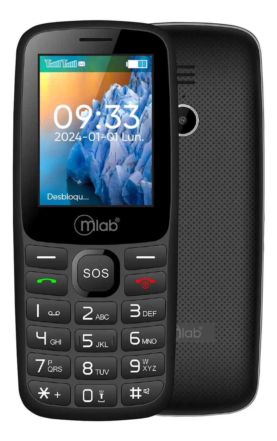 CELULAR ADULTO MAYOR SENIOR BAR 4G SOS 2,4