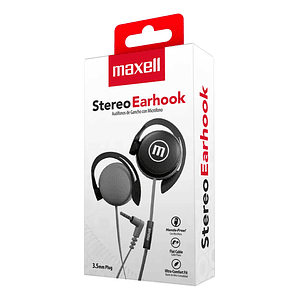 AUDIFONO CON CABLE MANOS LIBRES CON GANCHO/MIC MAXELL
