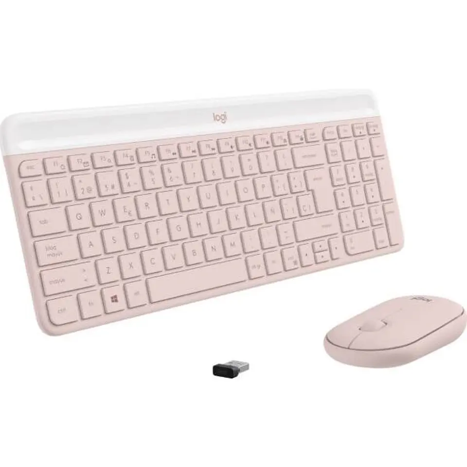 Combo Teclado + Mouse MK470 PINK Logitech 1