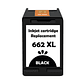 Tinta Alternativa Para 662xl negro Formato Blister 21ml - Miniatura 1