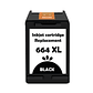 Tinta Alternativa Para 664xl negro Formato Blister 21ml - Miniatura 1