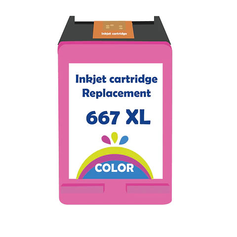 Tinta Alternativa Para 667xl Color Formato Blister 21ml