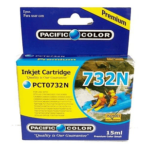 Cartucho  Alternativo Pacific Color Pc-T0732 C