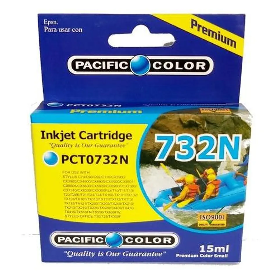 Cartucho  Alternativo Pacific Color Pc-T0732 C 1