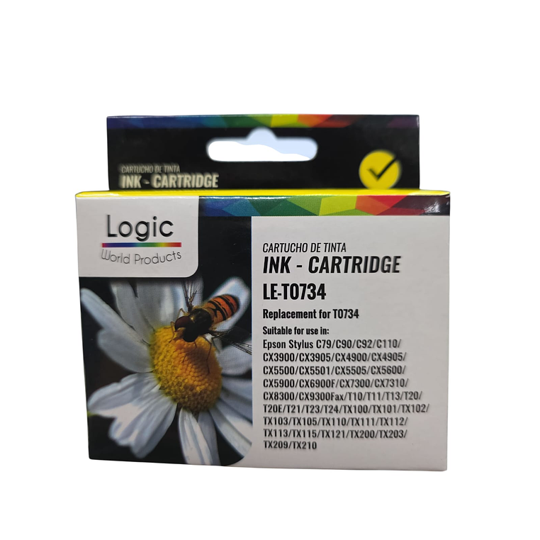 Cartucho  Alternativo T0733N Y LOGIC 1