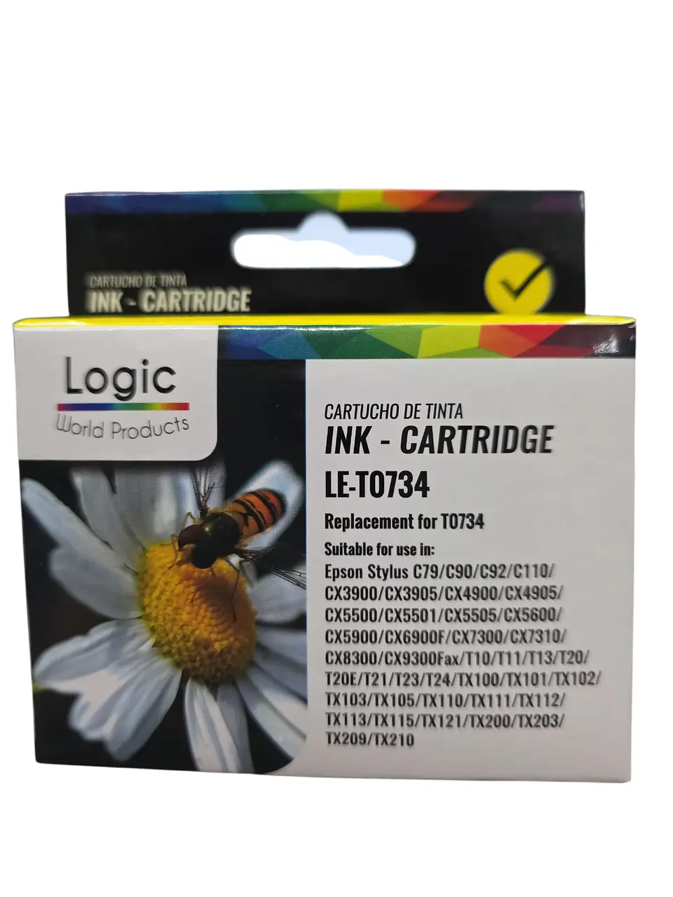 Cartucho  Alternativo T0733N Y LOGIC 1