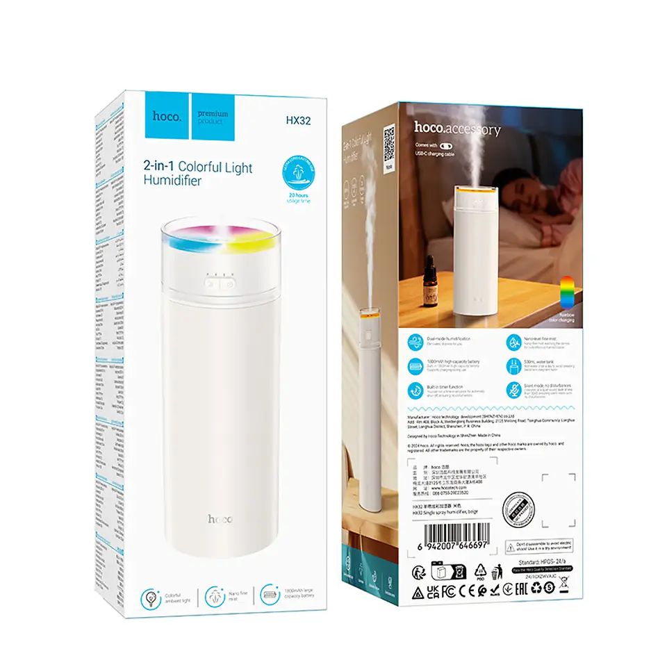 Hoco Humidificador HX32 Single BLANCO 7