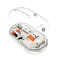 Hoco Mouse GM35 General dual Blanco Transparente - Miniatura 3