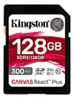 Tarjeta Memoria Sd Kingston Canvas React Plus 128gb 300mb/s - Miniatura 2