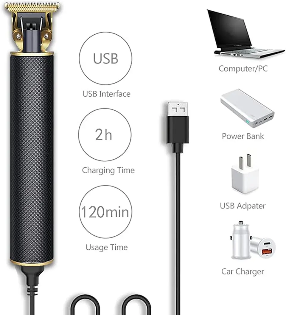 Máquina Afeitadora Recargable Kemei KM-1971 2