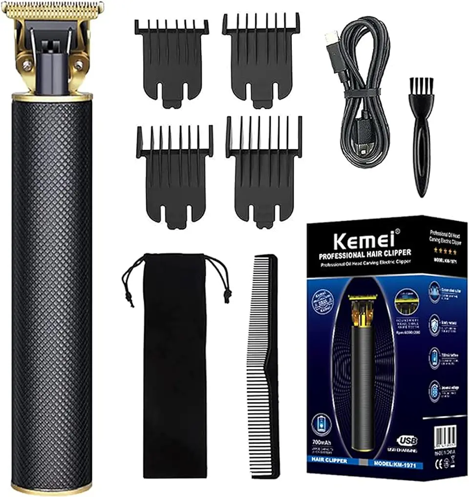 Máquina Afeitadora Recargable Kemei KM-1971 3