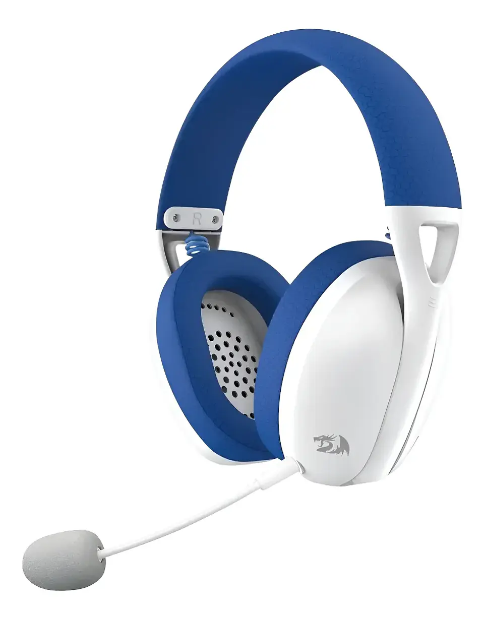 Audífono Redragon IRE Pro H848 White / Blue Wireless 4