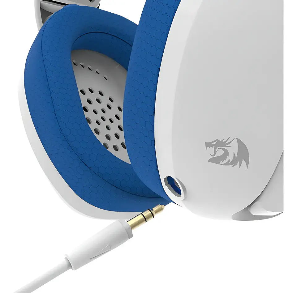 Audífono Redragon IRE Pro H848 White / Blue Wireless 5