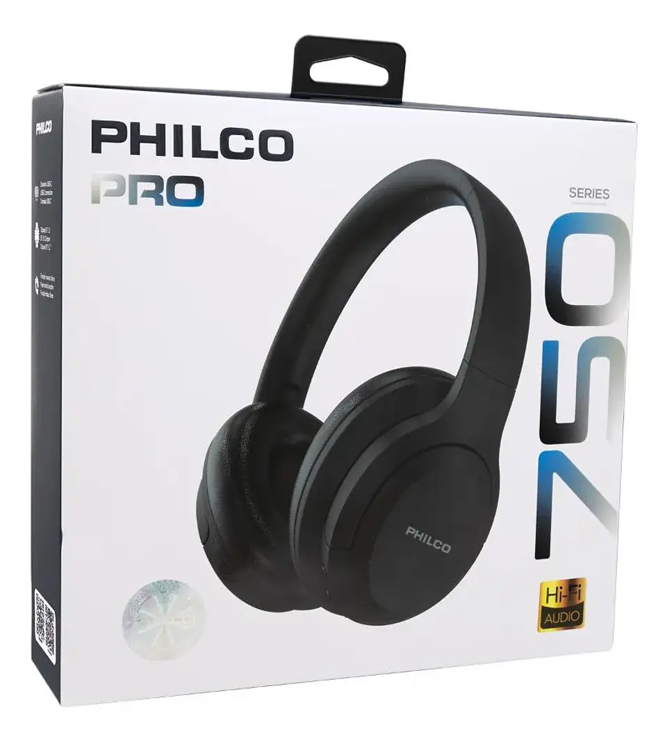  AUDIFONO BLUETOOTH DL750 NEGRO PHILCO PRO 2