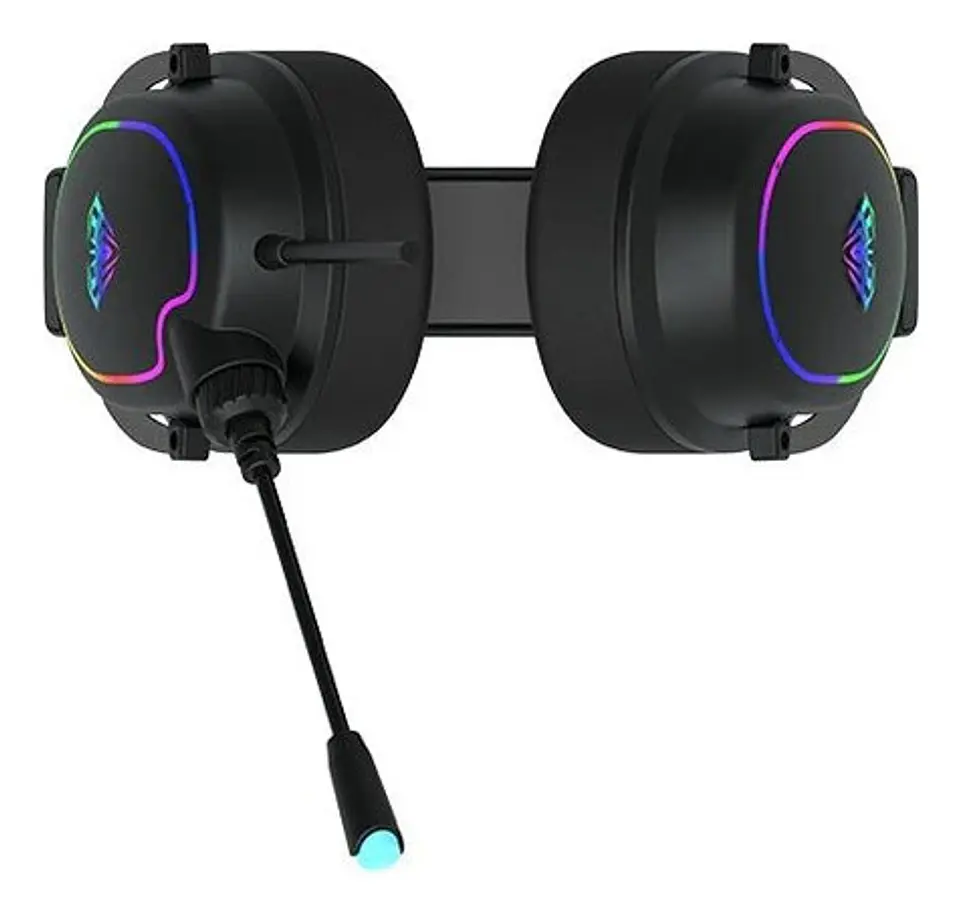 Audífono Gamer Aula 3,5 + Usb Rgb Stereo F606 4