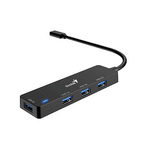 HUB USB 3,0 4 PUERTOS BLACK UH-400 GENIUS