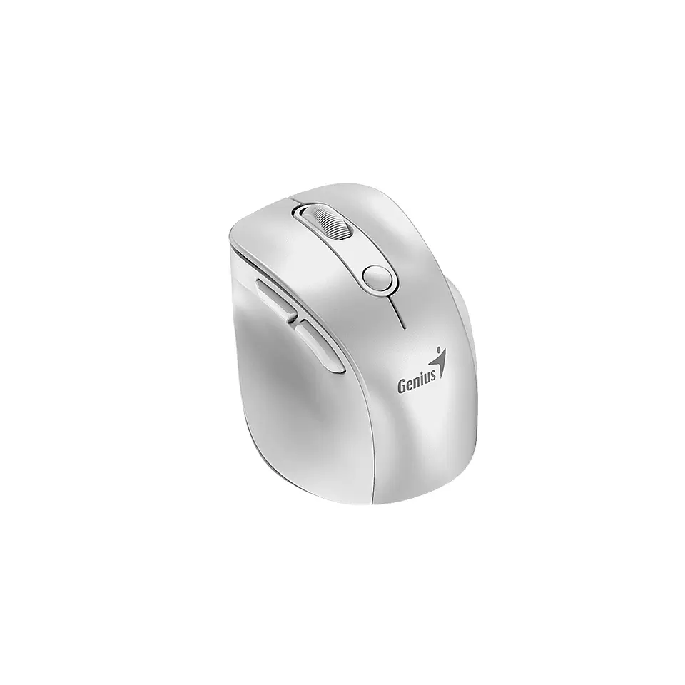 MOUSE BLUETOOTH INALALAMBRICO 9000S ERGO PRO SILVER GENIUS 2