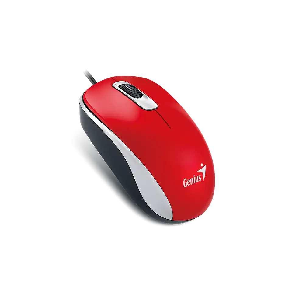 Mouse Alámbrico DX110 Rojo GENIUS  2