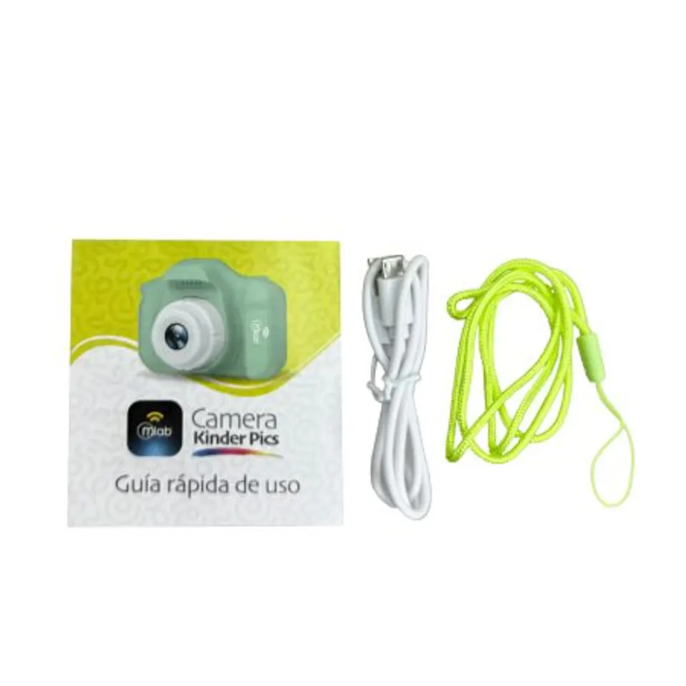CAMARA DIGITAL PORTATIL KINDER PICS GREEN MLAB 6