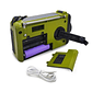 RADIO EMERGENCIA DINAMO SOLAR LAMPARA RECARGABLE GREEN MLAB - Miniatura 2