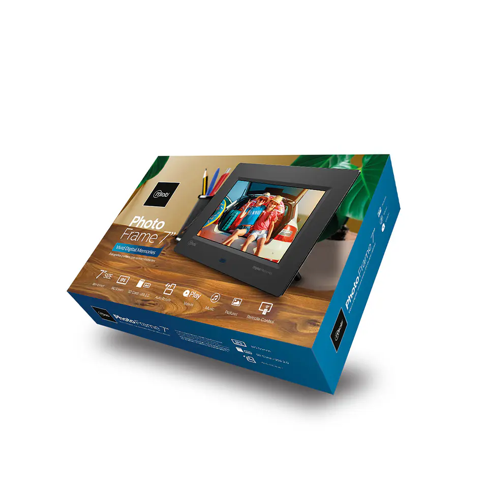 Marco Digital 7¨ USB/SD MARCO NEGRO PF-700U Mlab 4