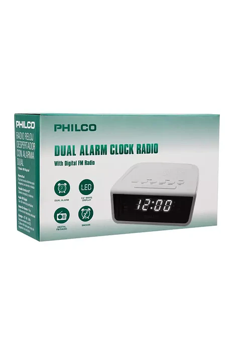 Radio Reloj PAR106 PHILCO