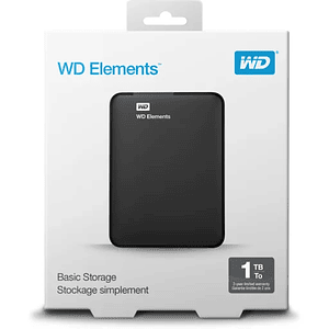 Disco Duro Externo Western Digital Elements Portable 1TB 2.5