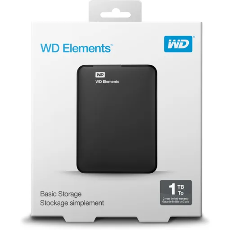 Disco Duro Externo Western Digital Elements Portable 1TB 2.5