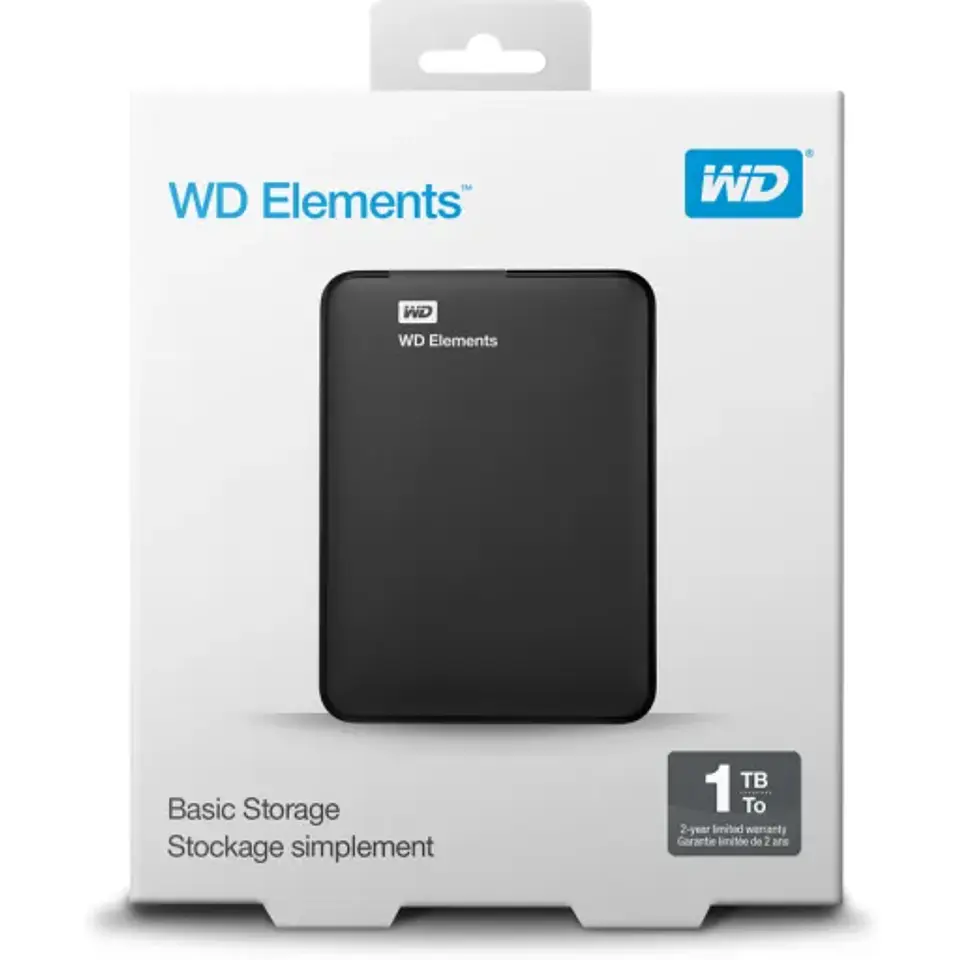 Disco Duro Externo Western Digital Elements Portable 1TB 2.5