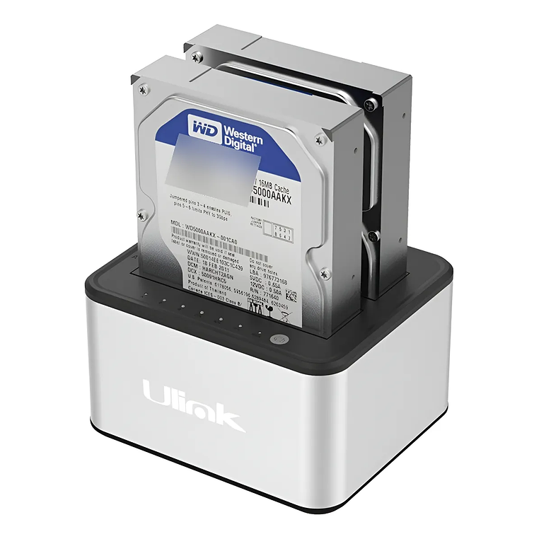 docking station usb 3.0 a sata2,5/3,5 funcion de clonado ulink 1