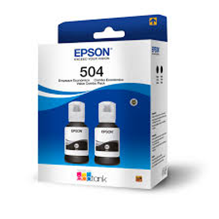 Pack Tinta Epson T504 Original BK 1