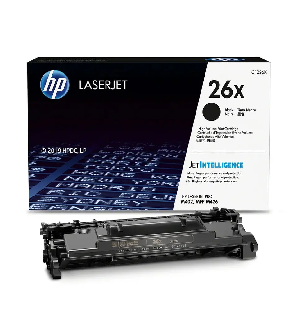 Tóner Original HP 26X BK (CF226X) 3