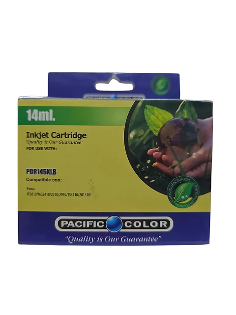 Cartucho  Alternativo Pacific Color Pg-145Xl Bk