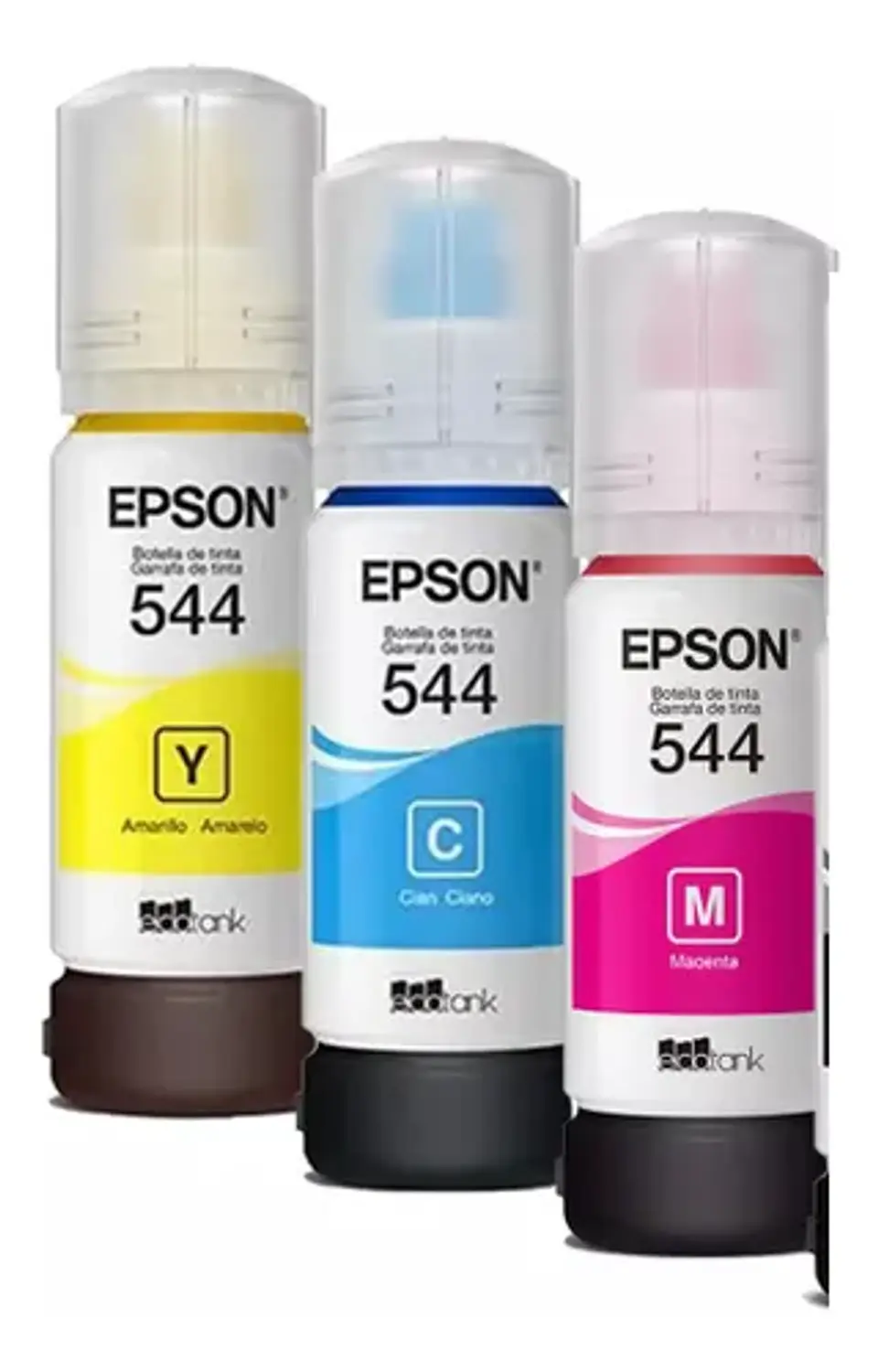 Pack Tinta Epson T544 Original  C-M-Y 4