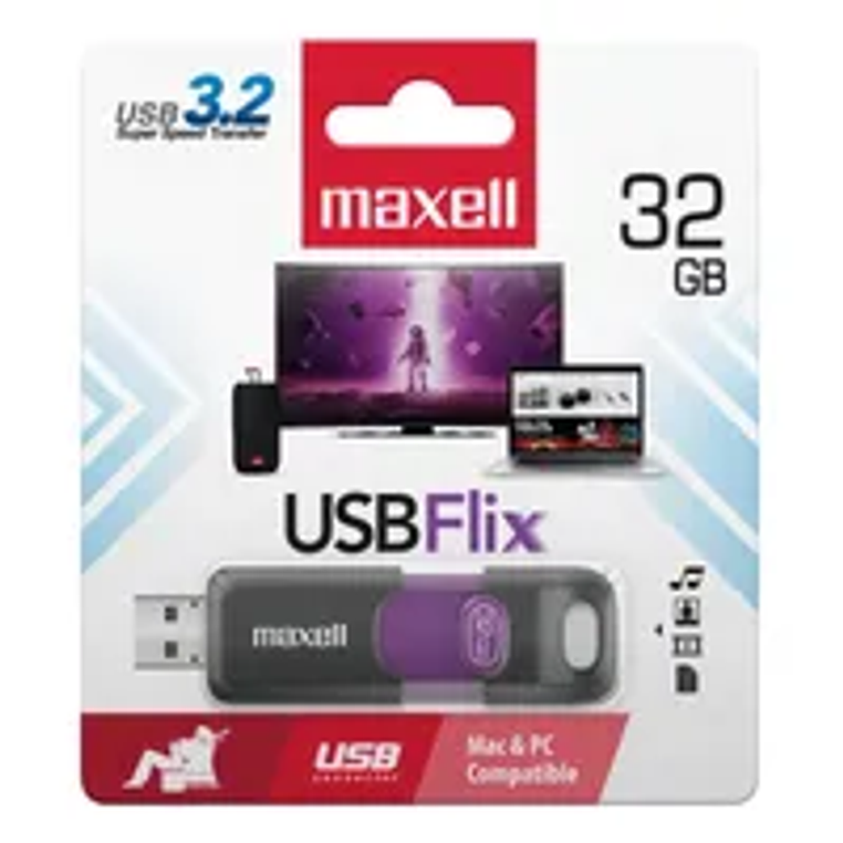 PENDRIVE 32GB USB 3.2 USB FLIX MAXELL 1