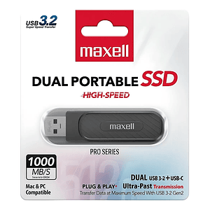 PENDRIVE 256GB USB 3,2 USBC 1000MBS MAXELL