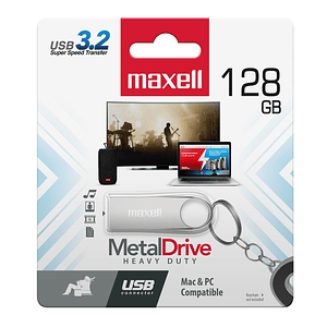 PENDRIVE 128GB 3,2 METAL DRIVE MAXELL