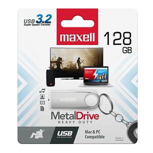 PENDRIVE 128GB 3,2 METAL DRIVE MAXELL