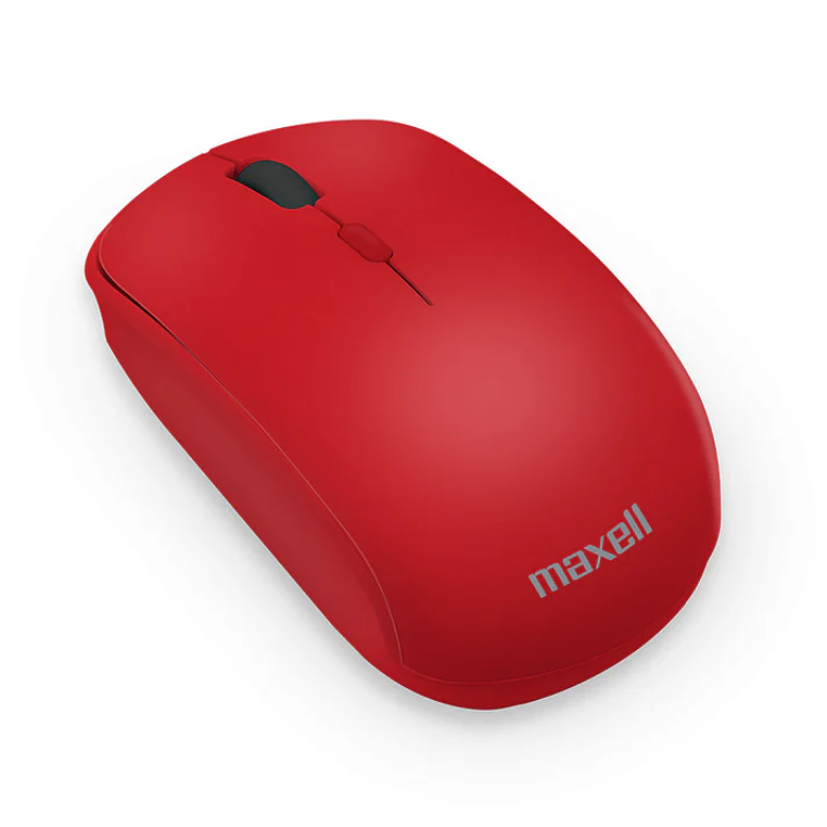 MOUSE INALAMBRICO MOWL-100 RED MAXELL 2