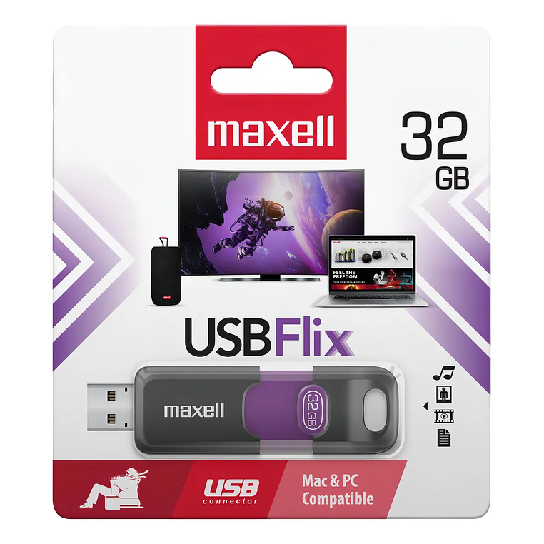 pendrive 32gb 2.0 flix maxell 1