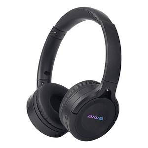 Auriculares Aiwa On-ear Inalámbricos Bluetooth Awk17 Negro