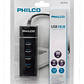 Hub Usb 3.0 4 Puertos Con Luz Philco Hb30n Negro  - Miniatura 2