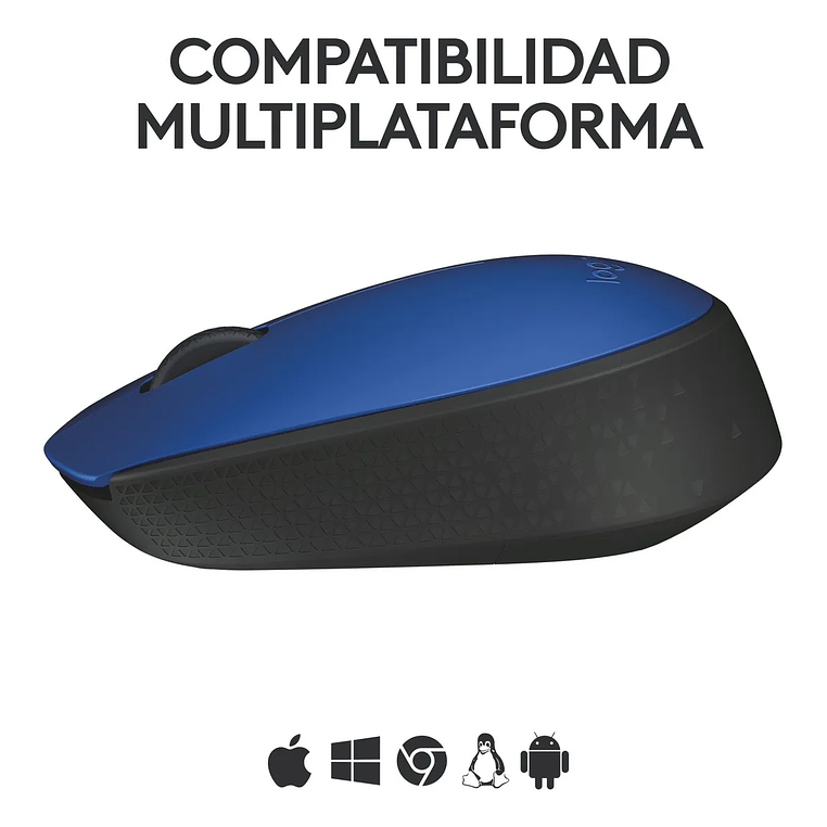 Mouse Inalambrico Logitech M170 Azul 2